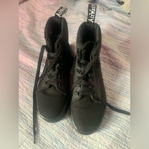 Dr Martens NIB Black Combs Poly Boots 39